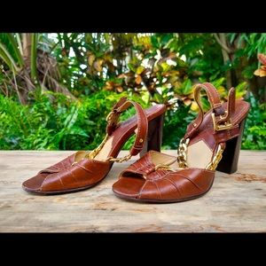 Michaels Kors Leather Heels